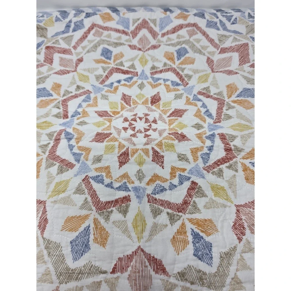 CHARTER CLUB MOJAVE MEDAALION COTTON QUILTED‎ SHAM STANDARD